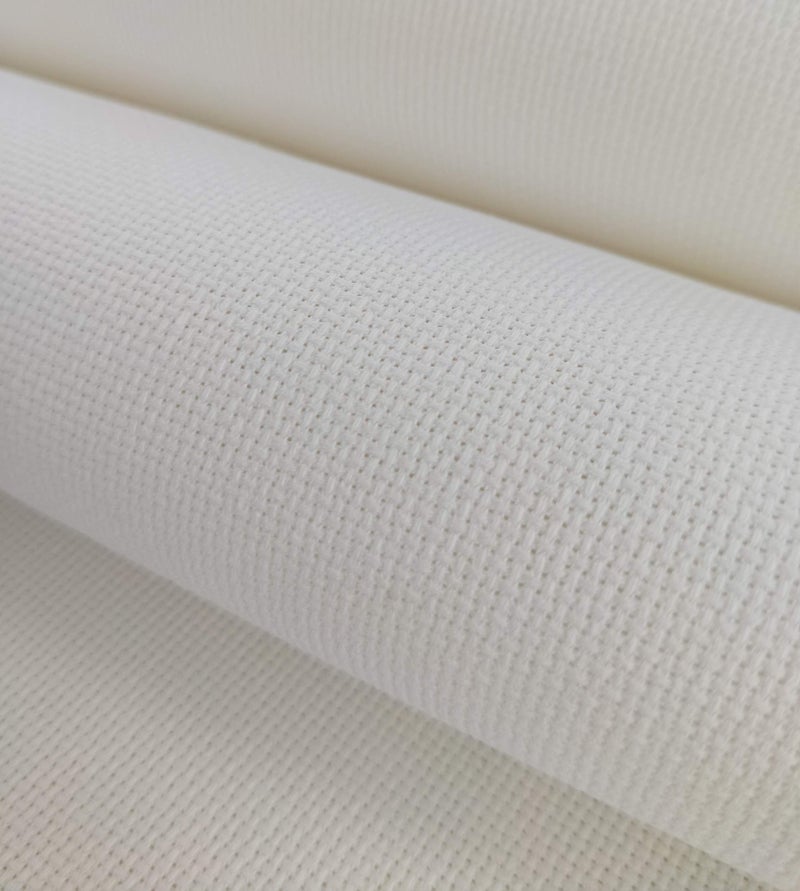 KCS 16CT Counted Cotton Cross Stitch Aida Cloth Fabric (White, 19" x 28") - Image 3